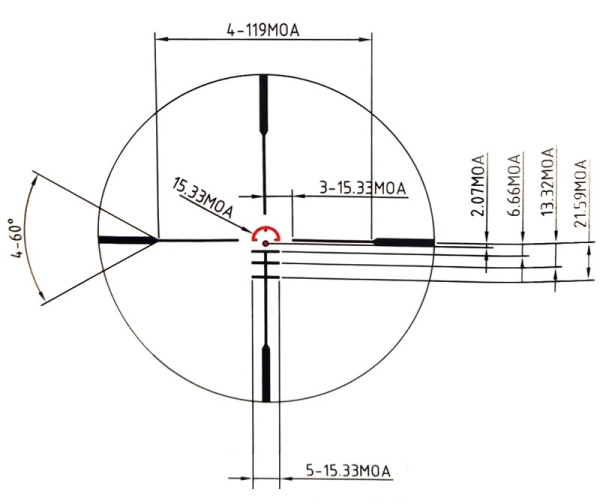 Коліматорний приціл Konus SIGHT-PRO PTS2 3x30 - фото №3