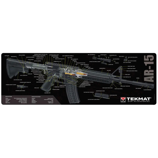 Килимок настільний Tekmat AR-15 Cut Away 31х91 см - фото