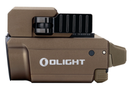 Ліхтар Olight Baldr Mini Desert Tan. Зелений ЛЦВ