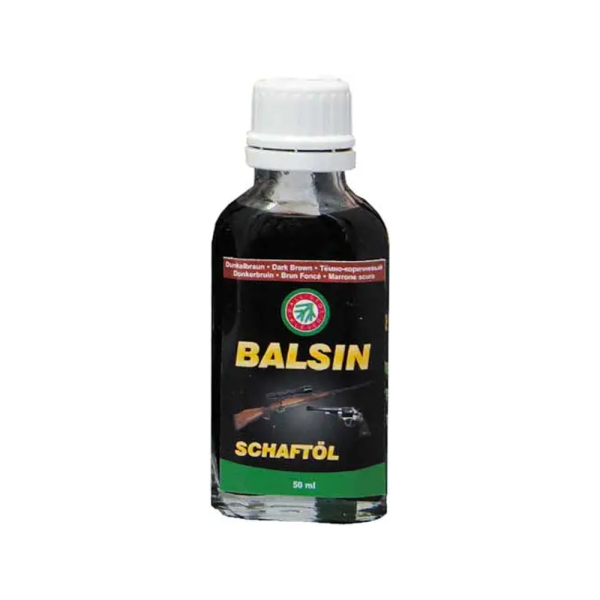 Мастило Ballistol Balsin Schaftol 50мл. д/догляду за деревом, темно-коричневе - фото