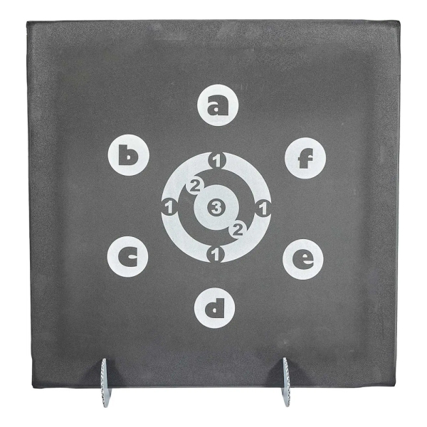 Мішень для стрільби Yate Start №3, 90x90x7cm, 20 lbs,  з підставкою - фото