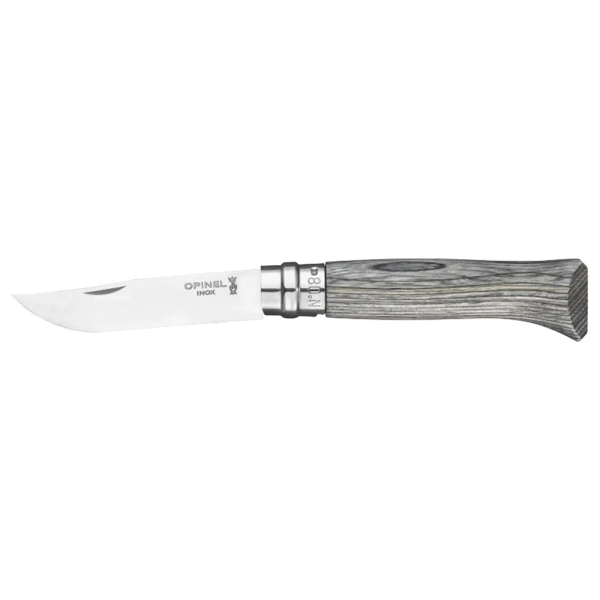 Ніж Opinel №8 VRI Laminated, к:сірий - фото