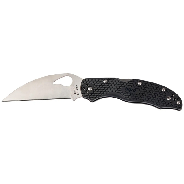 Ніж Spyderco Byrd Harrier 2 Wharncliffe, к:black - фото