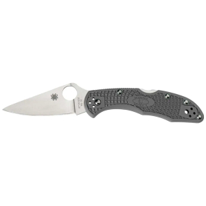 Ніж Spyderco Delica 4 Flat Ground, c:сірий - фото