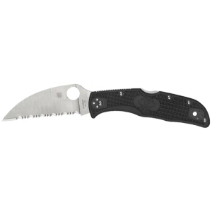 Ніж Spyderco Endela Wharncliffe, серрейтор к:black - фото