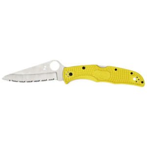 Ніж Spyderco Pacific Salt 2, H-1, c:жовтий - фото