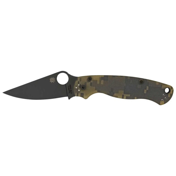 Ніж Spyderco Para-Military 2 Black Blade, колір: камуфляж - фото