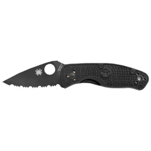 Ніж Spyderco Persistence Lightweight FRN Black Blade, серрейтор Black - фото