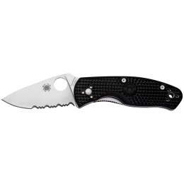 Ніж Spyderco Persistence Persistence Lightweight FRN , напівсерейтор Black