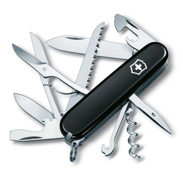 Ніж VICTORINOX 1.3713.3 Huntsman Чорний - фото