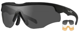  Окуляри балістичні Wiley X Rogue Comm. 3 лінзи (Grey/Clear/Rust)