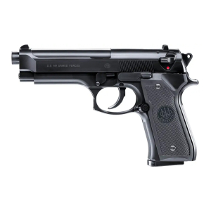 Пістолет страйкбольний Umarex Beretta M9 World Defender spring 6 мм к:black - фото