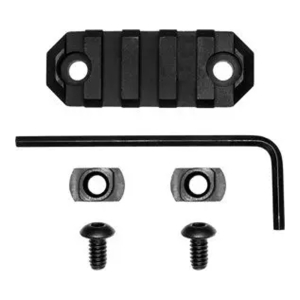 Планка GrovTec M-LOK Picatinny 5 slots 5,5 см к:black - фото