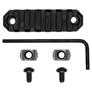 Планка GrovTec M-LOK Picatinny 7 slots 7,5 см к:black - фото