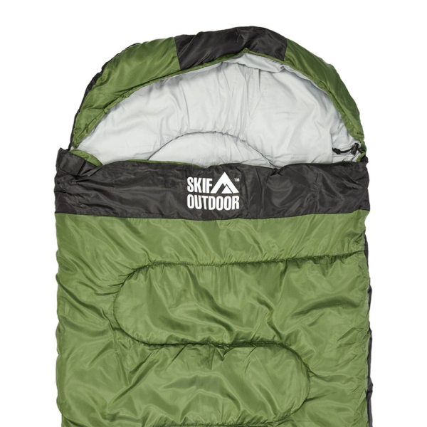 Спальний мішок Skif Outdoor Morpheus 1400 (comf. +15°c/ extr. +5°c), к:green/black - фото №3
