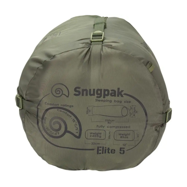 Спальний мішок Snugpak Softie Elite 5 (comf.- 15°C/ extr. -20°C), к:olive - фото №2