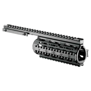 Цівка FAB Defense для вивіш. ствола AR15 алюміній, 4 планки. к:black - фото