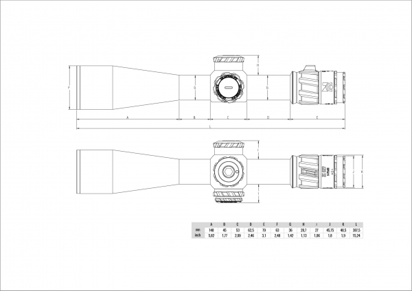 Оптичний приціл ZCO ZC527 - фото №4