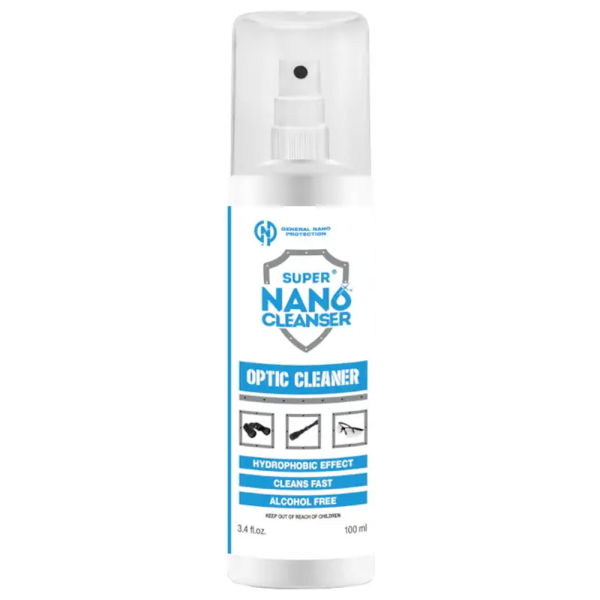 Засіб по догляду за оптикою GNP Optic Cleaner, 100мл. з дозатором (очищає, забирає захисне покриття) - фото